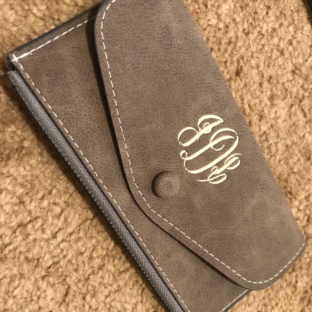 JDL Monogrammed Wallet